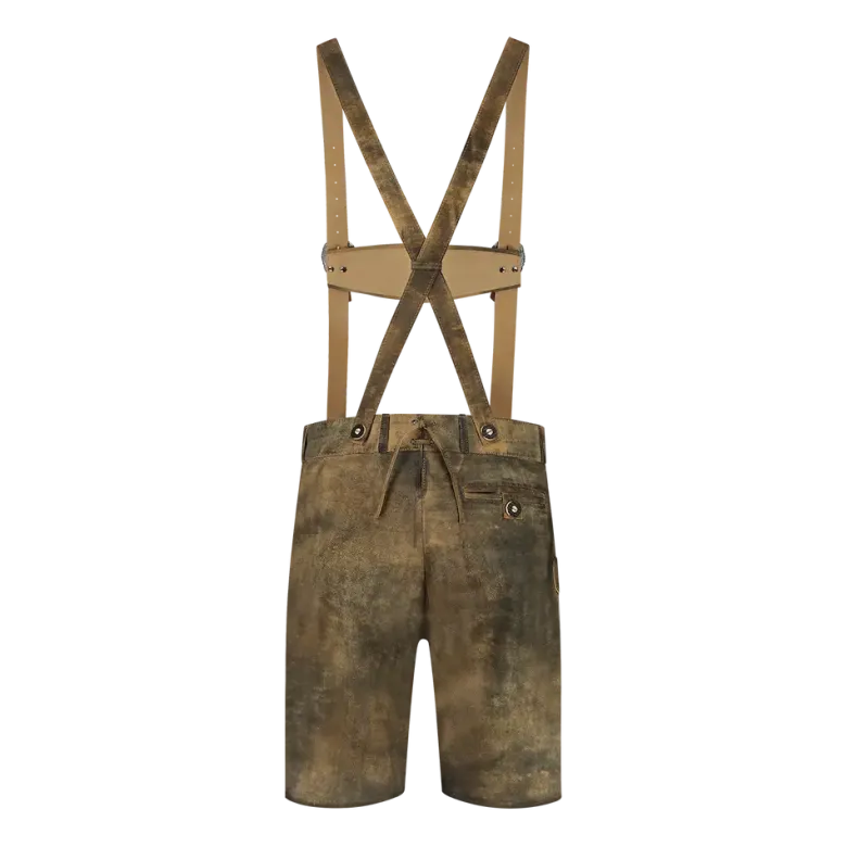 Antik Lysebrune Lederhosen