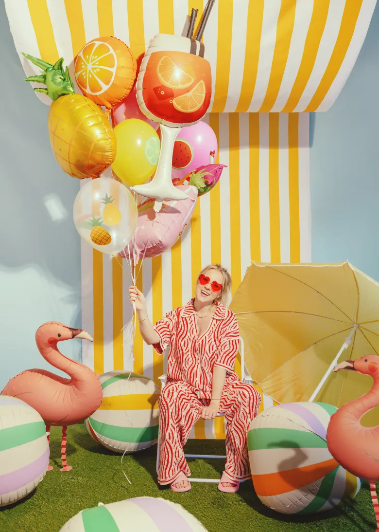 Aperol Spritz Folie ballon - 34 x 100 cm