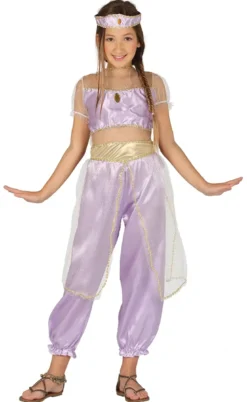 Arabisk Prinsesse - Kostume Til Piger i 2 Dele (5 - 12 år)