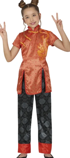 Asiatisk Satindragt