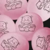 Baby lyserød balloner
