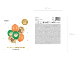 Ballon 30 cm, Dådyr, Mix (6 Stk.)
