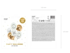 Ballon 30 cm, God Bless, Mix (6 Stk.)