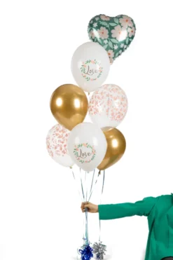 Ballon 30 cm, Love, Mix (6 Stk.)