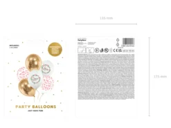 Ballon 30 cm, Love, Mix (6 Stk.)