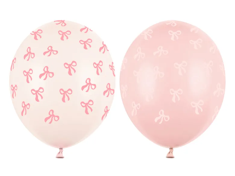 Ballon 30 cm, Sløjfer, Mix (50 Stk.)