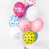 Ballon 30 cm, Unicorn, Pastel Pure Hvid (6 Stk.)