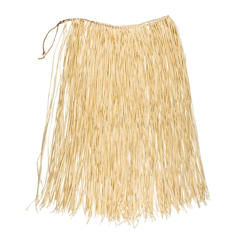 Bastskørt Raffia - Lang Hawaii skørt