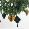 Beige Lanterne Juleornament, 13 x 15 cm