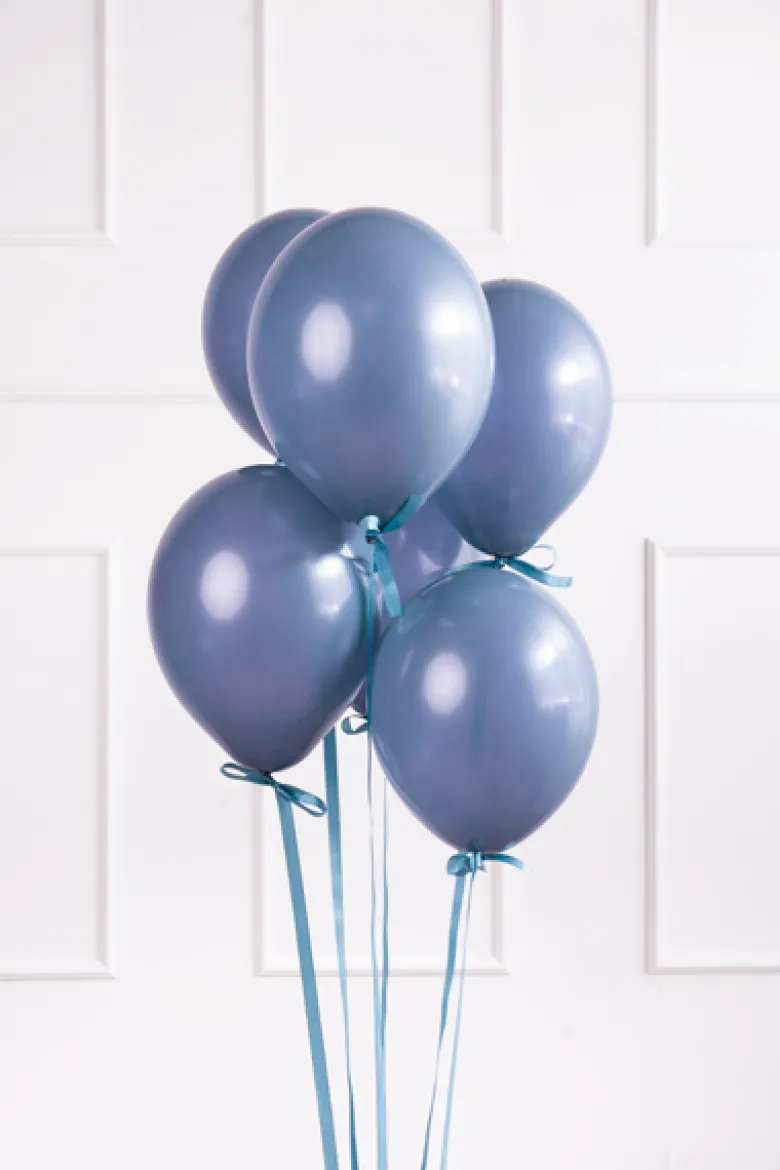 Blå Balloner "Navy Blue" 30 cm, 10 stk.