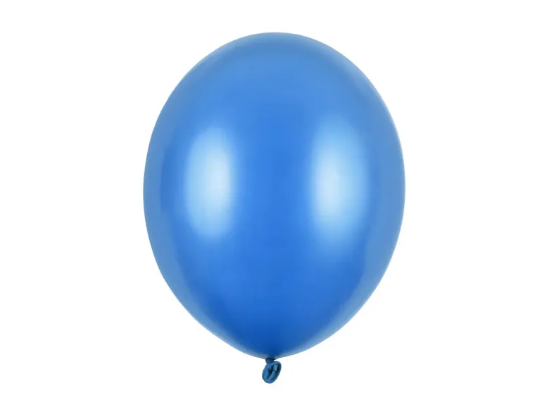 Blå Ballon Metallisk, 30 cm