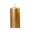 Bloklys Metallisk Guld, 12 x 6 cm