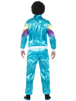 Blåt 80'er Fashion Tracksuit