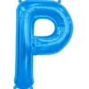 Blåt Folie Bogstav "P"
