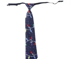 Blåt Juleslips, 45 cm