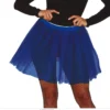 Blåt Tylskørt Til Voksne - Tutu Kort Model (40cm.)