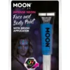 Blå UV Maling m/Svamp Applikator, 15ml