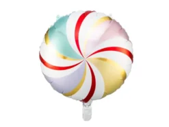 Bolsjestribet Ballon, Pastel - 35 cm