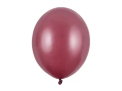 Bordeaux Ballon Metallisk, 30 cm