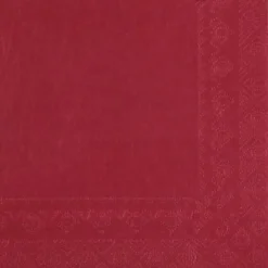 Bordeaux Frokostservietter 33 x 33 cm, 25 stk.