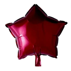Bordeaux Stjerne Folie Ballon