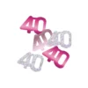 Bordkonfetti - Pink Fødselsdag, 40 År