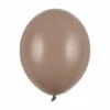 Brune Balloner "Cappuccino" 30 cm, 10 stk.