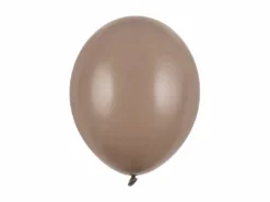 Brune Balloner "Cappuccino" 30 cm, 10 stk.