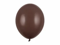 Brune Balloner "Cocoa Brown" 30 cm, 10 stk.
