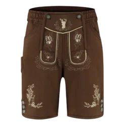 Brune Tyrolerbukser i Joggingstof (Isoli)