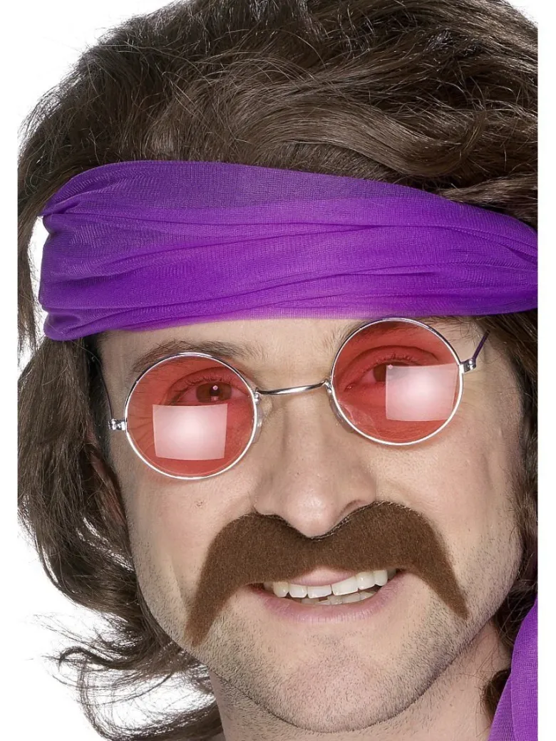 Brunt 70'er Moustache