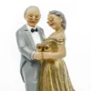 Bryllupskagefigur - Guldbryllupsparret