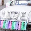 Bryllupspynt til Bilen - Pastel