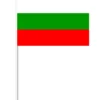 Bulgarsk Papirflag på Pind, 27 x 20 cm