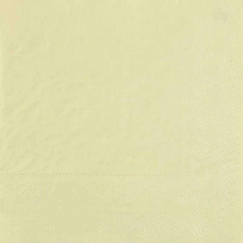 Champagne Frokostservietter 33 x 33 cm, 25 stk.