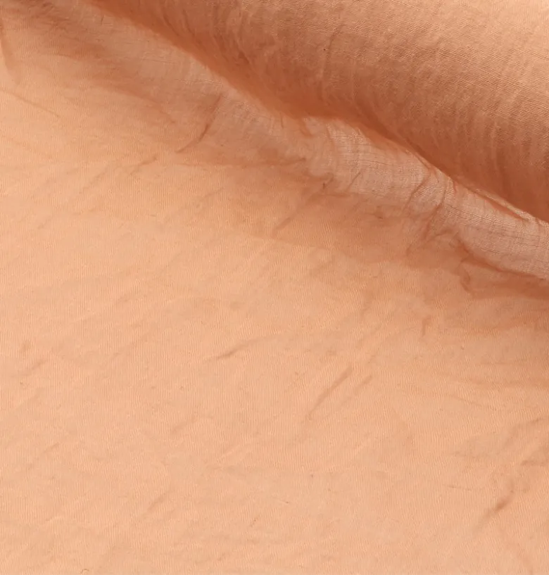 Chiffon Stofdug i Dulce Karamel, 150 x 300 cm