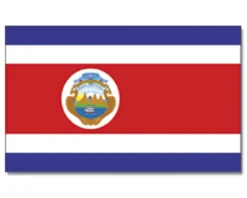 Costa Rica's flag 90 X 150cm.