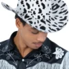 Cowboy hat med Ko Print
