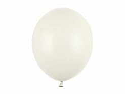 Cremefarvet Balloner 30 cm, 10 stk.