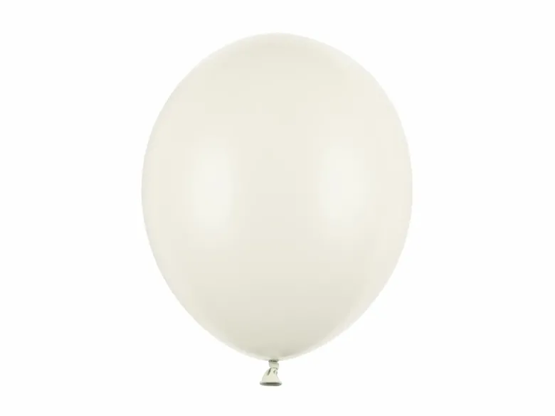Cremefarvet Balloner 30 cm, 10 stk.