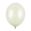 Cremefarvet Ballon Metallisk, 30 cm