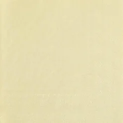 Creme Farvet Frokostservietter 33 x 33 cm, 25 stk.