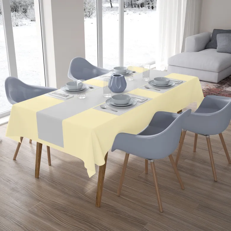 Creme Papirdug På 1,8M I Stofagtig Kvalitet (Airlaid)