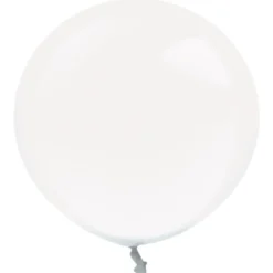 Crystal Stuffing Ballon m/Stor Hals, Latex 18''