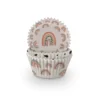 Cupcake Forme Natur Regnbue Mix, 75 stk.