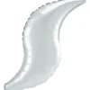 Curve Folieballon i Perlemor Hvid, 90 cm