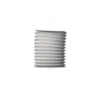 Cylinder Papir Lanterne i Sølv, 16 cm