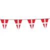Dansk Vimpel Flagguirlande 10 meter, 20 x 30 cm