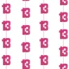 Dekosnore - Pink Glitz Fødselsdag, 13 År