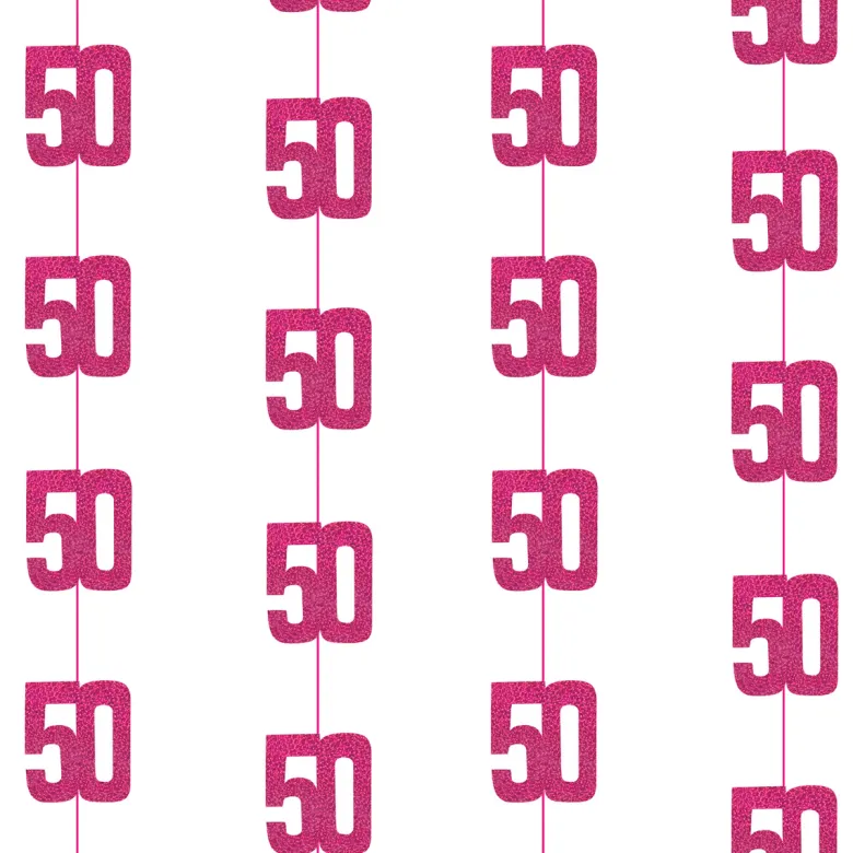 Dekosnore - Pink Glitz Fødselsdag, 50 År